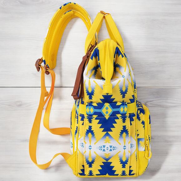 Wrangler Yellow Multi-Use Backpack or Baby Travel Bag *Brand New in Box* - Picture 3 of 6